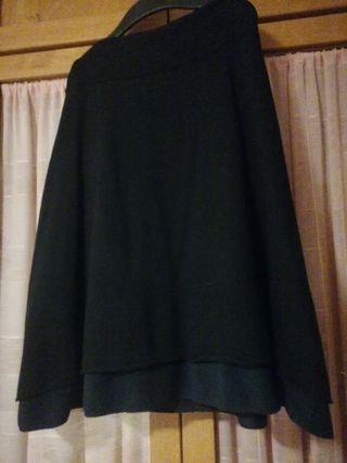 Falda Desigual mujer volante encaje