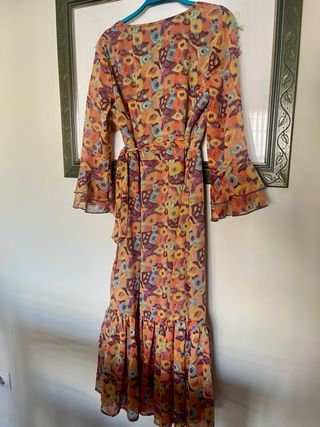 Vestido Hug & Clau estampado otoñal.