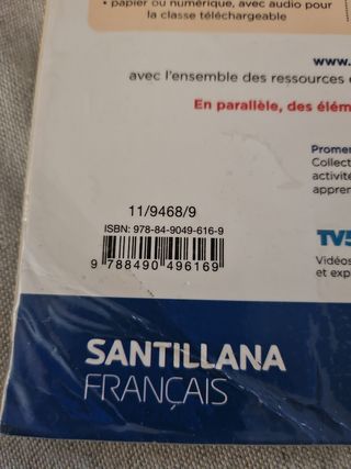 Libro de francés 1 eso santillana