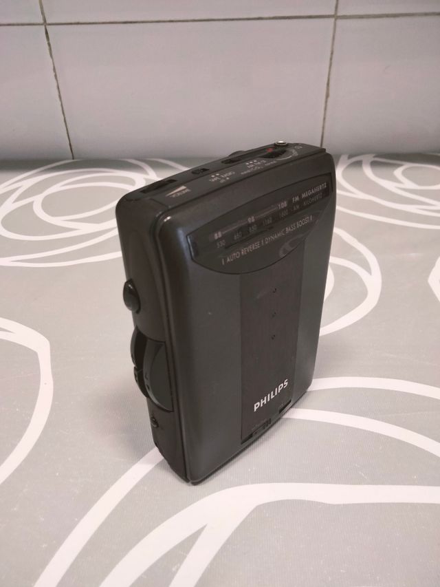 Philips Walkman Radio Cassette Negro