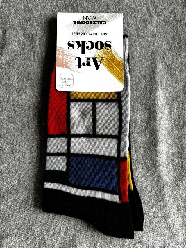 Calzini Uomo Calzedonia Taglia Unica Piet Mondrian