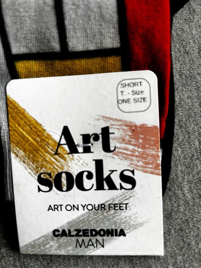 Calzini Uomo Calzedonia Taglia Unica Piet Mondrian