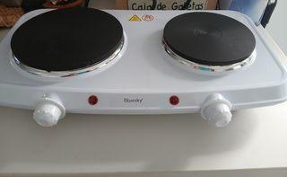 Placa Eléctrica Bluesky 2 Fuegos. Sin estrenar