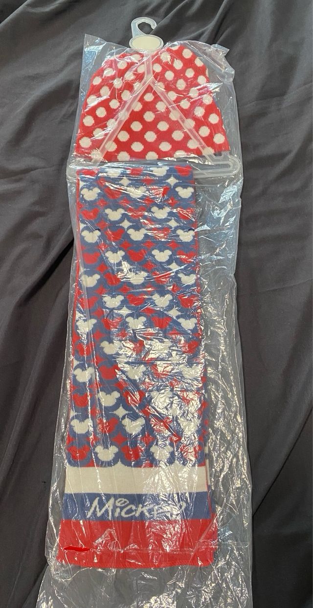 Conjunto Gorro y Bufanda Disney Minnie