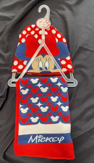 Conjunto Gorro y Bufanda Disney Minnie
