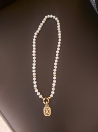 Collar galería del coleccionista perlas con colgan