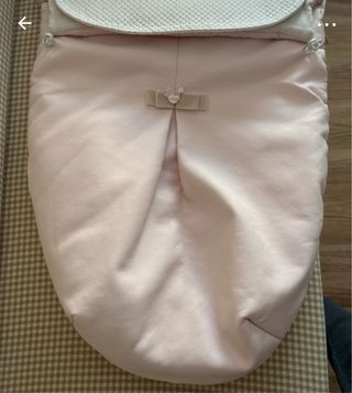 Saco para carrito de bebé rosa