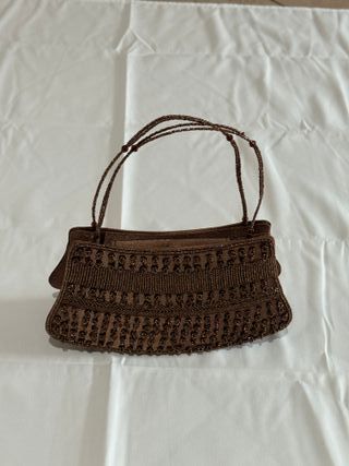 Borsetta elegante color caramello