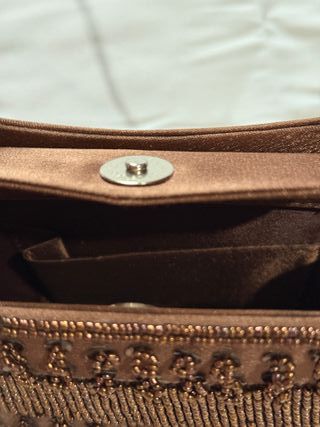 Borsetta elegante color caramello