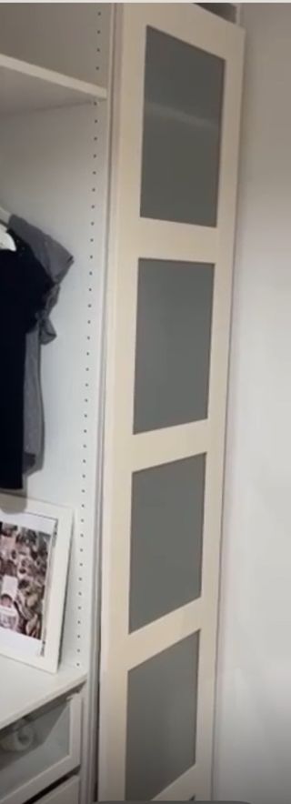 Puerta Armario Vidrio Esmerilado Blanco Ikea