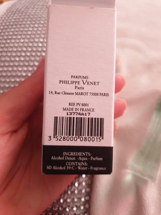 Miniatura Philippe Venet Eau de Couture