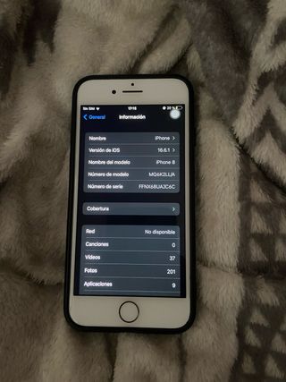 iPhone 8 Blanco, para piezas o uso propio.