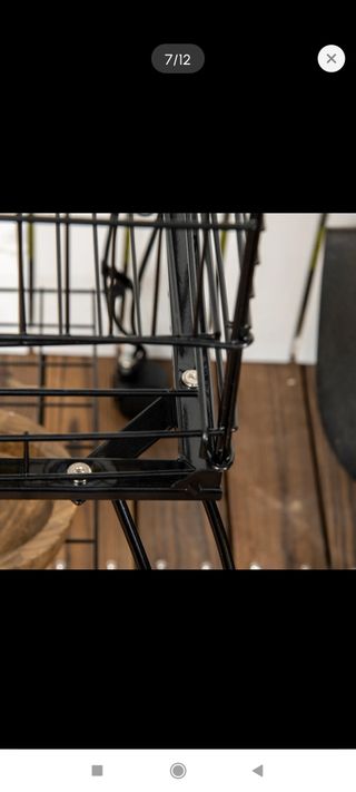 Jaula para pájaros con soporte y ruedas