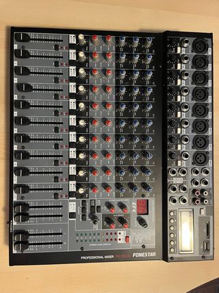 Mesa de mezclas / mixer SM-3512U 12 Canales + MP3