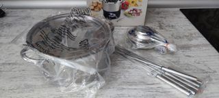 Set de fondue acero inoxidable 10 piezas