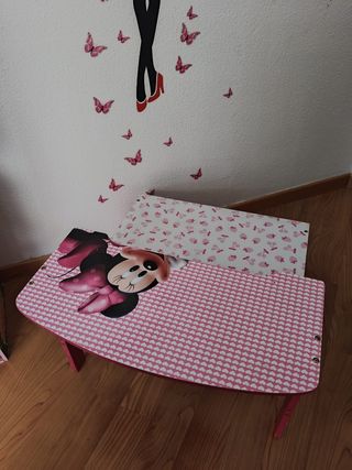 Banco Pupitre Infantil Madera Minnie