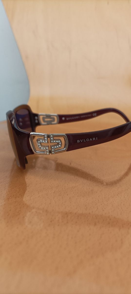 Gafas Bvlgari Morado/Plata con Cristales Graduados