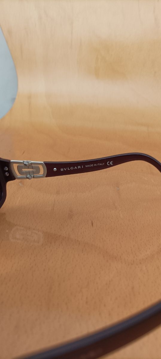 Gafas Bvlgari Morado/Plata con Cristales Graduados