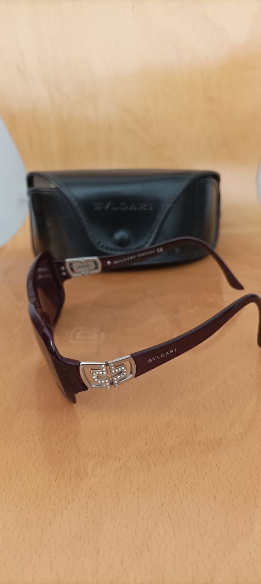 Gafas Bvlgari Morado/Plata con Cristales Graduados
