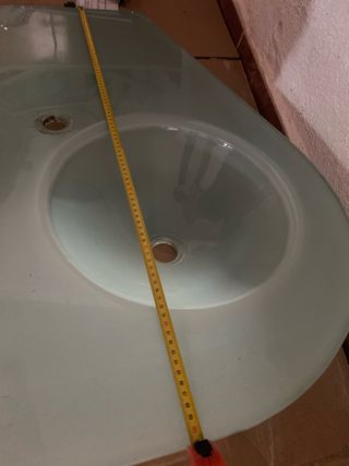 Pica de cristal color menta,con soporte plateado