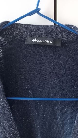 Cardigan Elena Miró Azul Talla XL