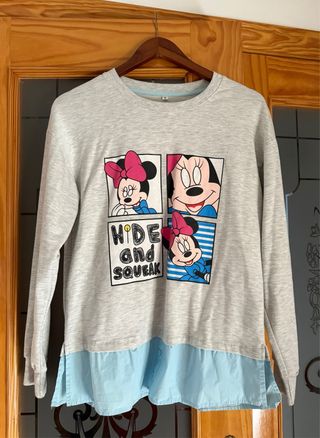 Jersey gris Minnie Mouse