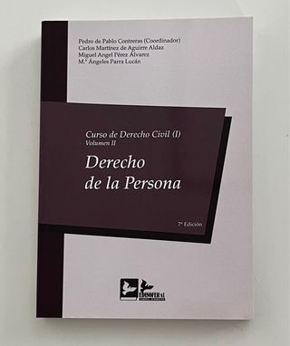CURSO DERECHO CIVIL I - VOLUMEN II: DERECHO DE ...