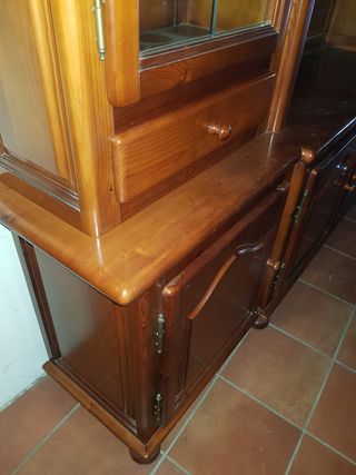 Aparador Vitrina Madera Maciza