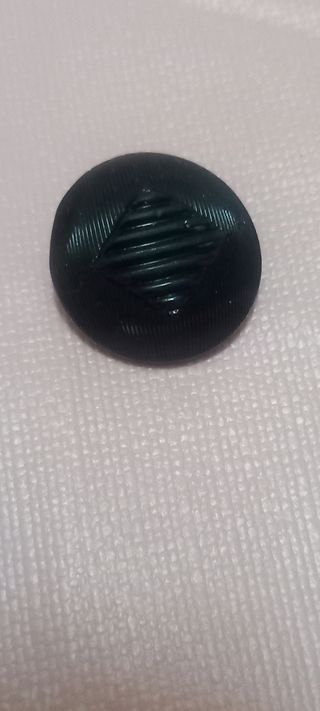 Botones antiguos cristal negro azabache