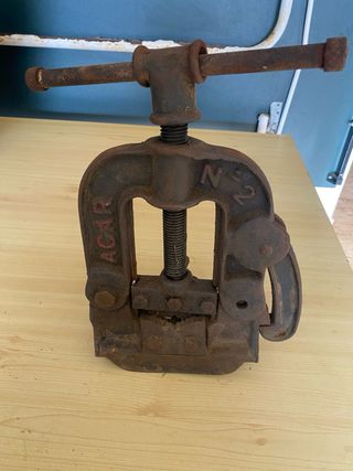 Prensa de tubos antigua ACAR N.º 2.