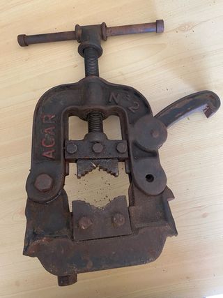 Prensa de tubos antigua ACAR N.º 2.