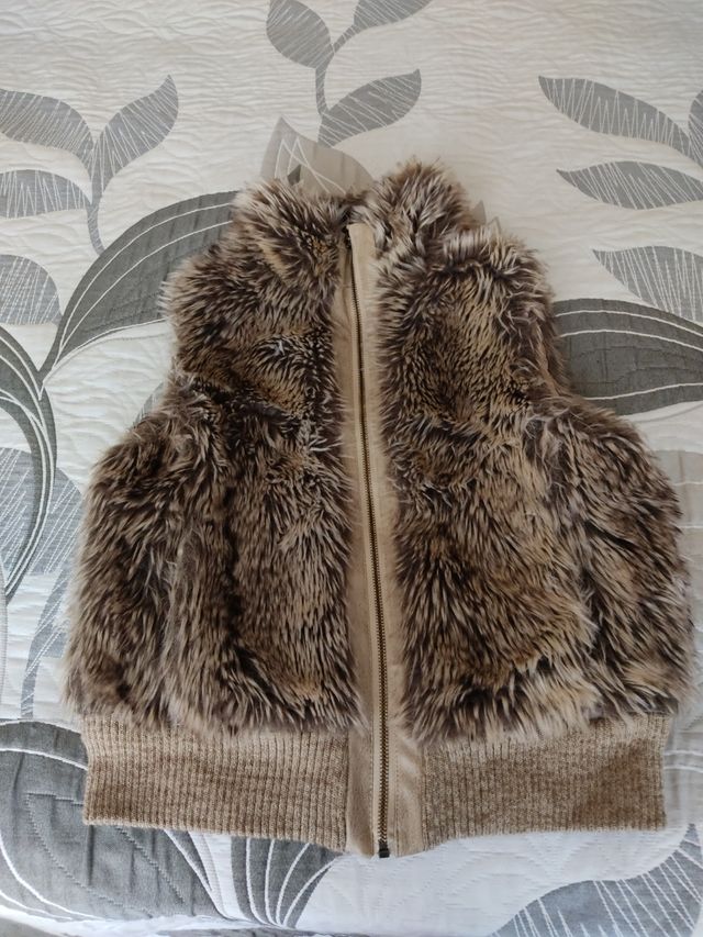 Chaleco de pelo mujer