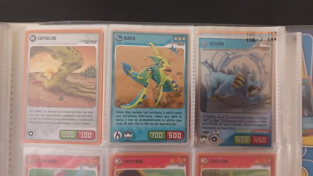 Álbum y cartas Invizimals Nueva Alianza