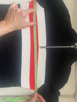 Camiseta de manga larga con cremallera