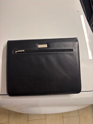 Cartera de trabajo piel negra NUEVA