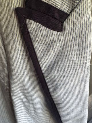 Blazer americana chaqueta Zara azul rayas talka S