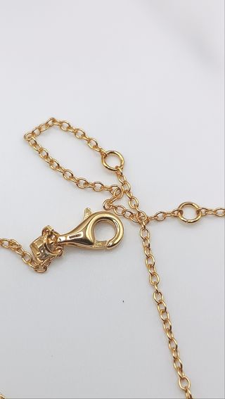 Gargantilla Plata Dorada con Circonita