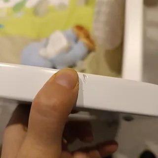 Cuna colecho blanca con colchón nuevo