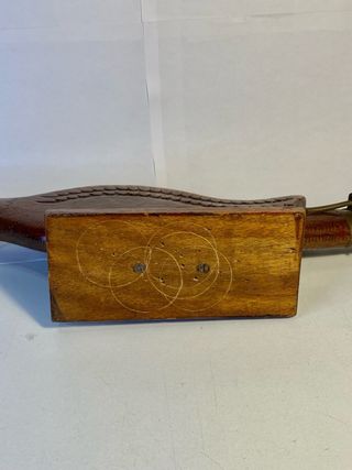 Scultura in legno a forma di uccello vintage India