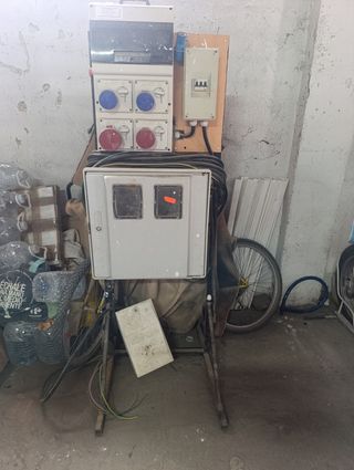 Cuadro Eléctrico de obra con pie