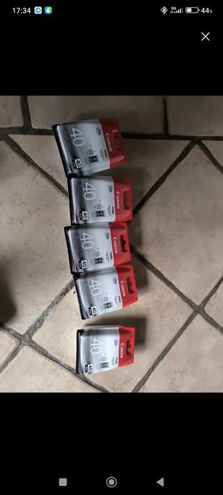 Cartuchos de tinta Canon 40 (PG-40)