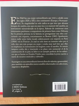 Libro Elise Hall, la "dama del saxofón"