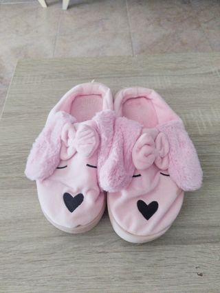 Zapatillas de casa con suela alta