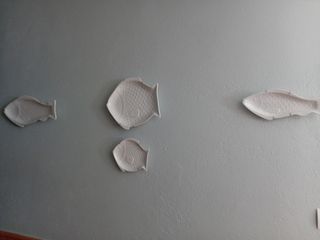 Decoración de Pared Peces Cerámica