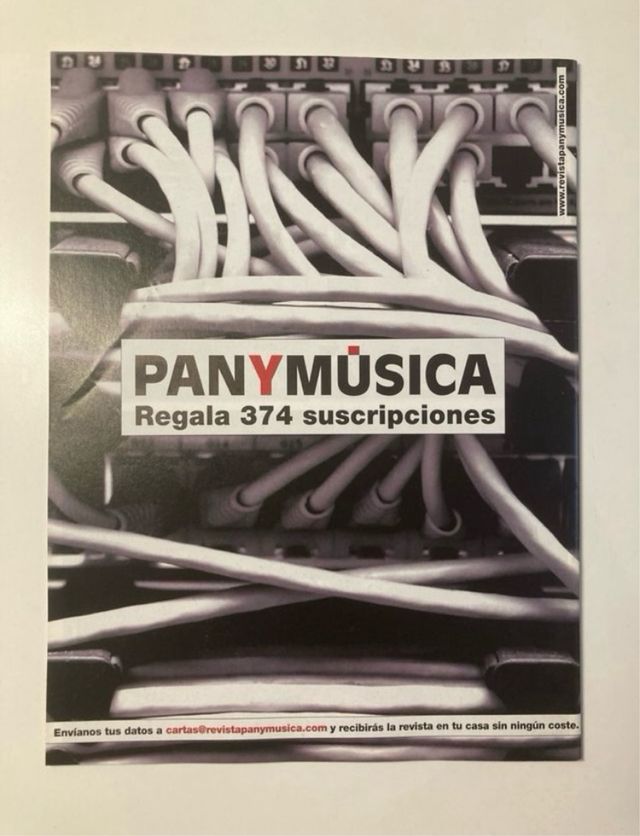 Revista “Pan y musica” Bruce Springsteen