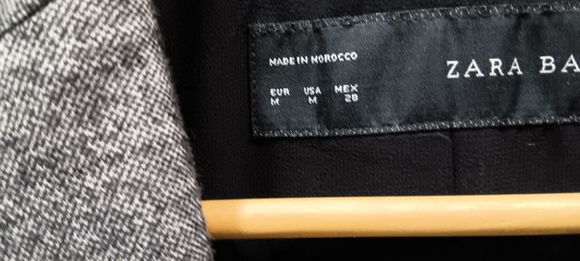 Americana Zara Basic Señora Gris