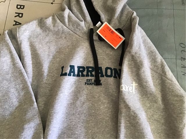 Sudadera Gris Colegio Larraona Talla M