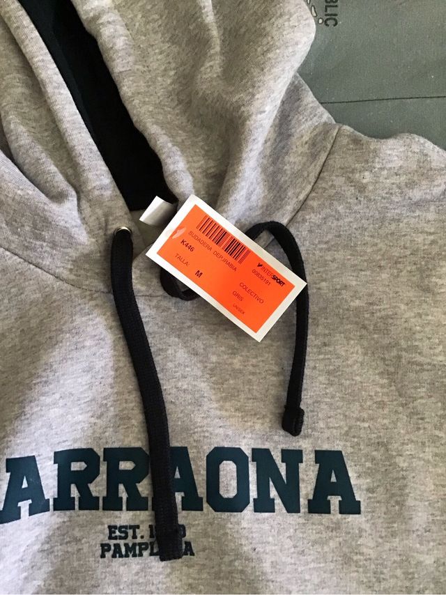 Sudadera Gris Colegio Larraona Talla M
