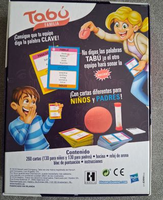 Tabú Familia Juego de Mesa
