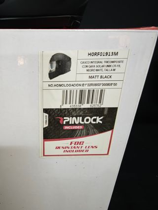 Casco Integral Unik Talla M Negro Mate